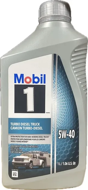 Mobil (USA) Mobil 1 5W-40 Turbo Diesel Truck