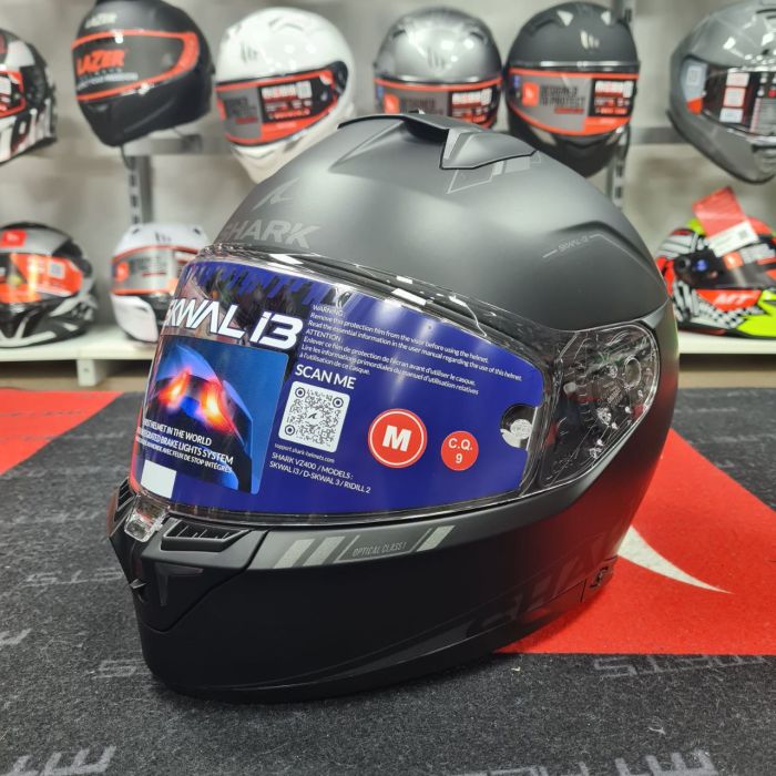 Мотошолом SHARK SKWAL i3 Blank SP Matt Black XXL