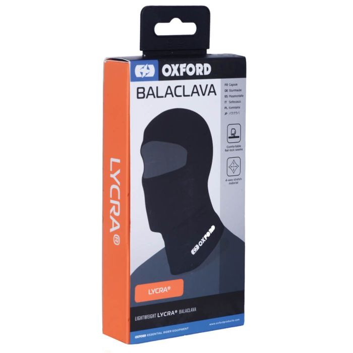 Підшоломник Oxford Balaclava Lycra Blk