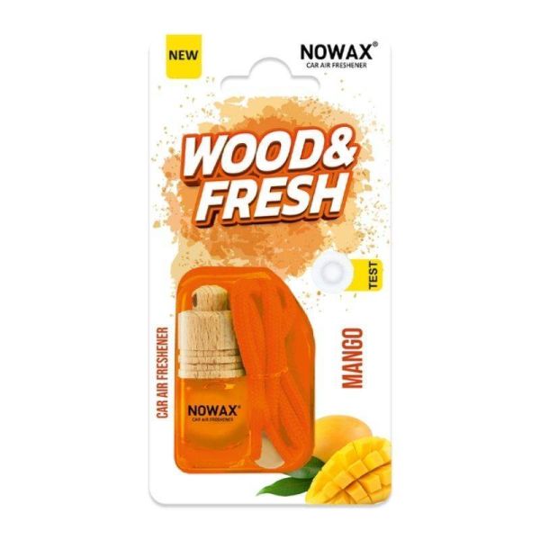 Ароматизатор для авто в блистере Nowax Wood&Fresh аромат манго (NX92068)