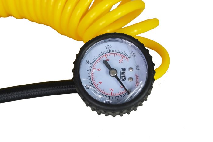 Компресор автомобільний двопоршневий посилений СИЛА "ТРОФІ" 900409