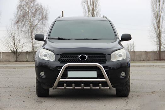 Кенгурятник WT003 (нержавейка) для Toyota Rav 4 2006-2013 гг