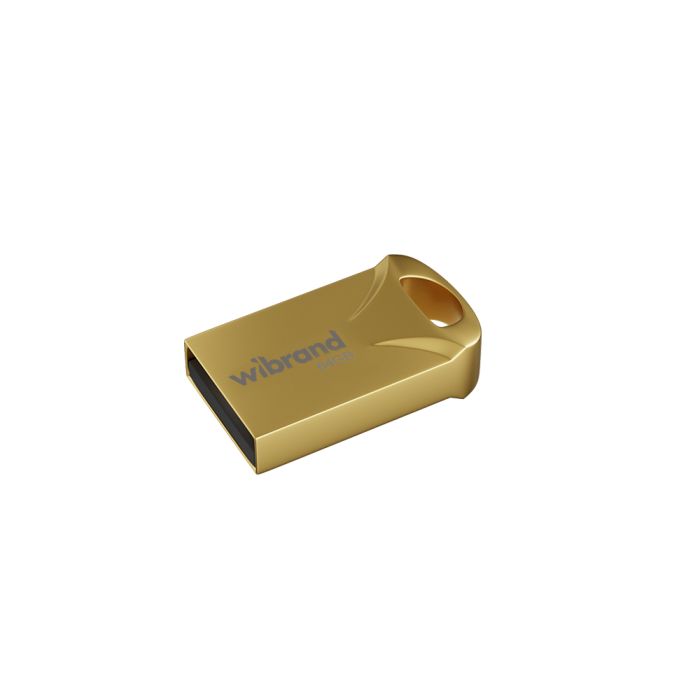 Флеш-накопичувач Wibrand USB 2.0 Hawk 64Gb Gold (WI2.0/HA64M1G)