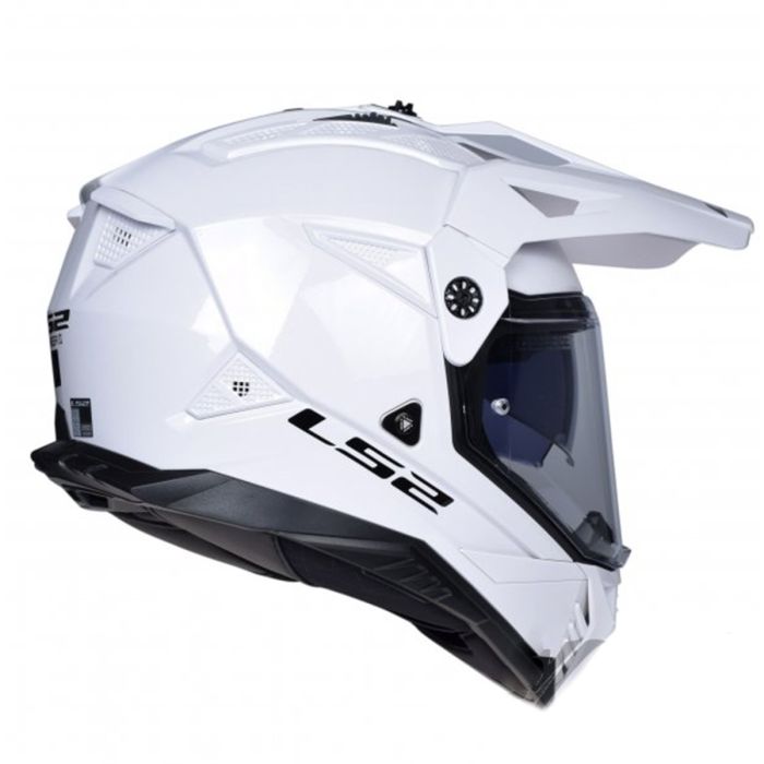 Мотошолом LS2 MX702 Pioneer 2 Solid Gloss White 06 M