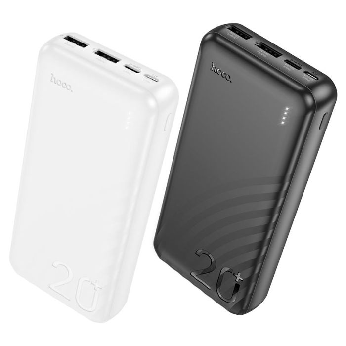 Зовнішній акумулятор HOCO J123A Element power bank(20000mAh) Black (6942007612067)