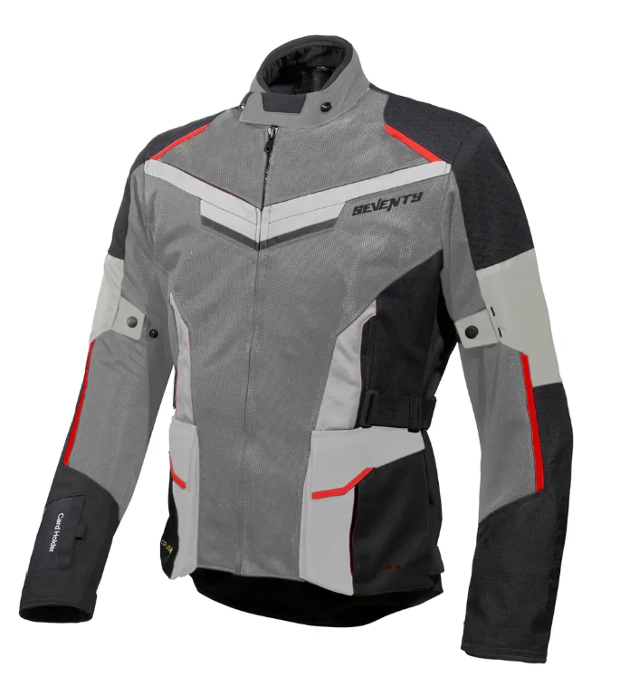 Мотокуртка Seventy JT70 ATACAMA Black Grey Red M