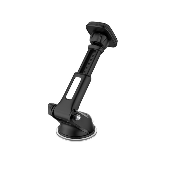 Автотримач для телефона HOCO CA42 Cool Journey in-car dashboard holder with stretch rod Black/Red (6957531093237)