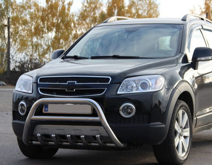 Передняя дуга WT003 (нерж. сталь) для Chevrolet Captiva 2006-2019 гг