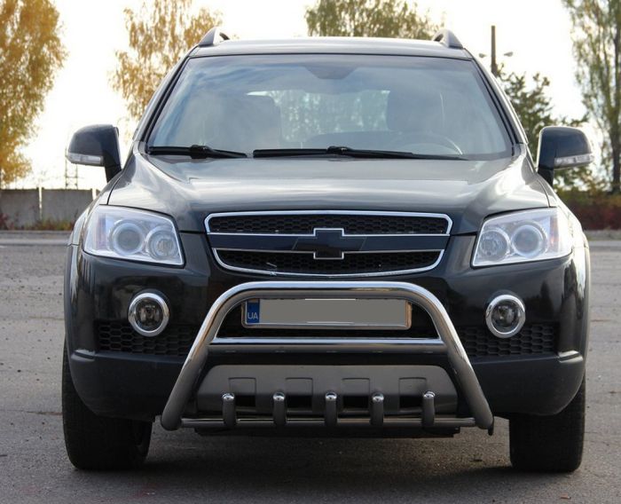 Передняя дуга WT003 (нерж. сталь) для Chevrolet Captiva 2006-2019 гг
