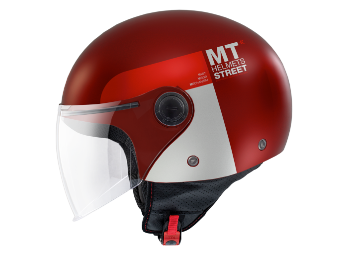 Мотошолом MT STREET S Inboard C5 Matt ECE2206 XS