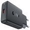 Мережевий зарядний пристрій ACEFAST A65 PD20W GaN single USB-C ultra-thin charger Black (6974316282686)