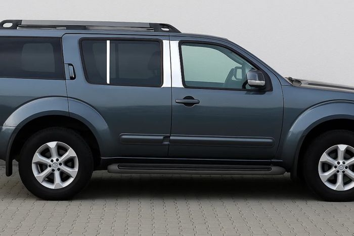 Накладки на дверные стойки из нержавеющей стали (6 шт) для Nissan Pathfinder R51 2005-2014 гг