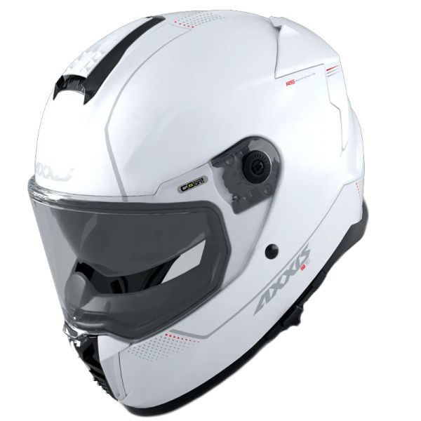 Мотошолом AXXIS HAWK SV Solid A0 Gloss White XL