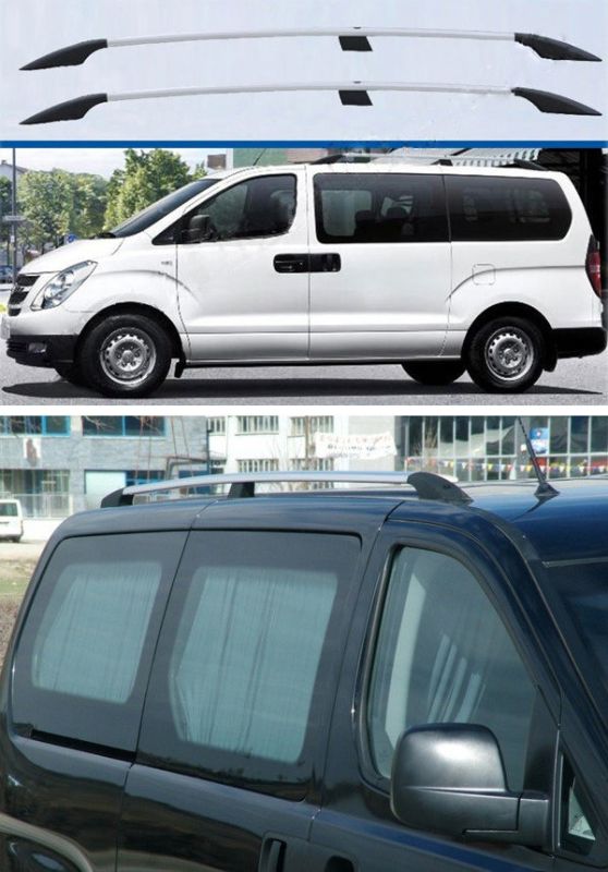 Хромированные рейлинги Пластиковые ножки для Hyundai H300, H1, Starex 2008-2020 гг