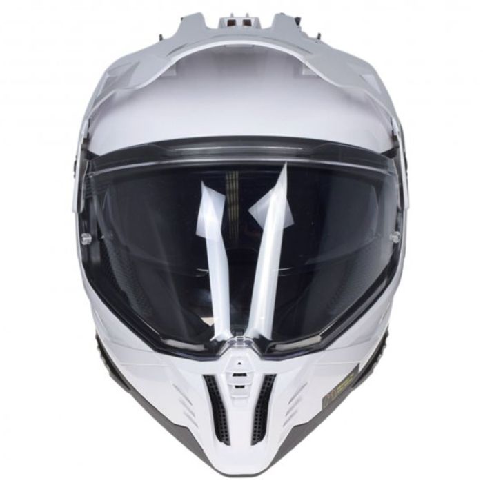 Мотошолом LS2 MX702 Pioneer 2 Solid Gloss White 06 M