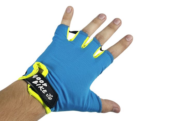 Велорукавиці короткий палець розмір L сині "MESH" (94522Blue-IS)