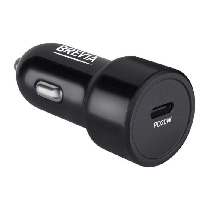 Зарядное устройство для авто BREVIA ePower TurboCharge 20W USB-C черный модель 46020CB (46020CB)