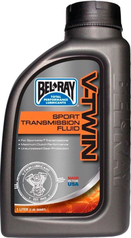 Трансмиссионное масло Bel-Ray V-Twin Sport Transmission Fluid 80W (1л)