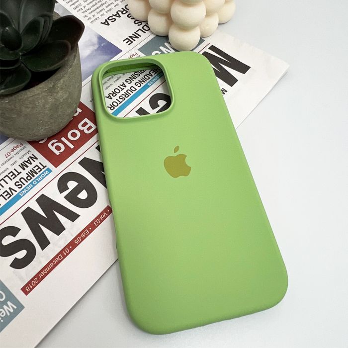 Чохол для смартфона Silicone Full Case AA Open Cam for Apple iPhone 16 Pro Max 1,Mint (FullOpenAAi16PM-1)