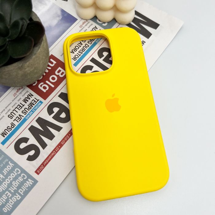 Чохол для смартфона Silicone Full Case AA Open Cam for Apple iPhone 16 Pro Max 33,Canary Yellow (FullOpenAAi16PM-33)