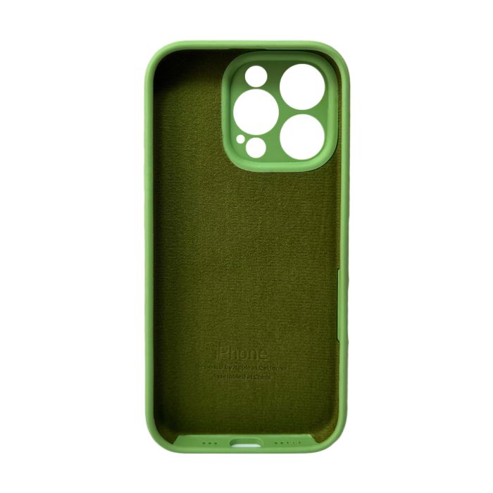 Чохол для смартфона Silicone Full Case AA Camera Protect for Apple iPhone 16 1,Mint (FullAAi16-1)
