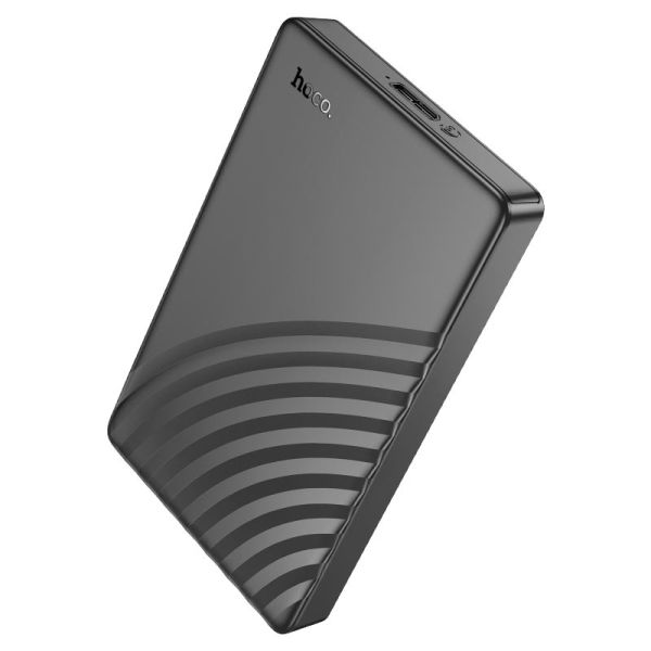 Зовнішня кишеня для накопичувача HOCO HB46 USB3.0 2.5-inch SATA hard drive enclosure Black (6942007628266)