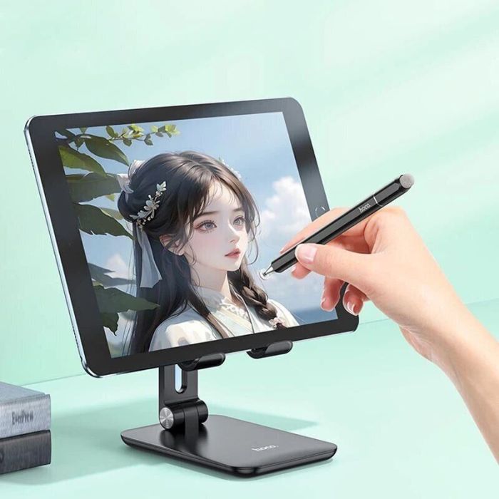 Стилус HOCO GM111 Cool dynamic series 3-in-1 passive universal capacitive pen Black (6942007619387)