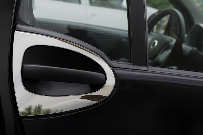 Окантовки ручек (2 шт, нержавейка) для Smart 2007-2014 гг
