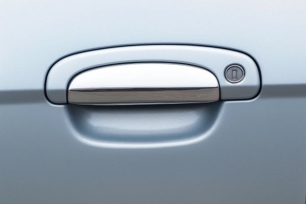 Хромированные Накладки на Ручки (4 шт) Carmos - Турецкая Нержавеющая Сталь для Hyundai Getz 2002- гг