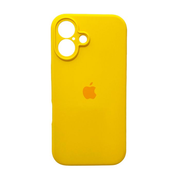 Чохол для смартфона Silicone Full Case AA Camera Protect for Apple iPhone 16 33,Canary Yellow (FullAAi16-33)