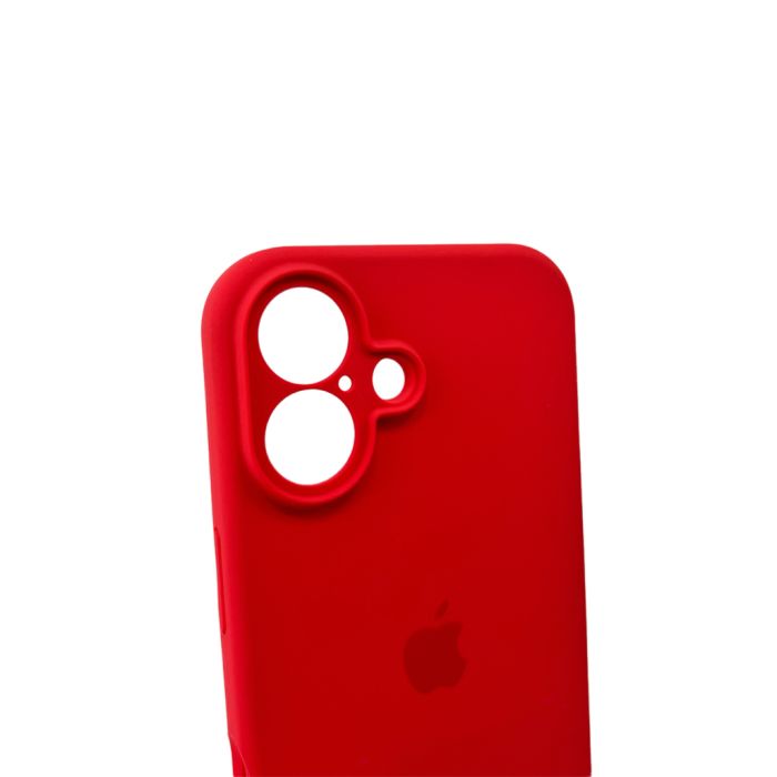 Чохол для смартфона Silicone Full Case AA Camera Protect for Apple iPhone 16 43,Berry Red (FullAAi16-43)