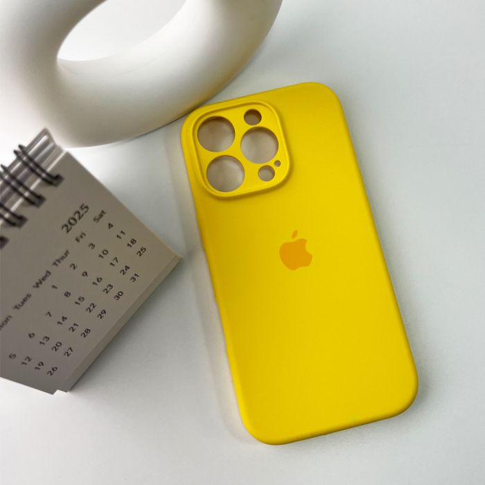 Чохол для смартфона Silicone Full Case AA Camera Protect for Apple iPhone 16 Pro Max 33,Canary Yellow (FullAAi16PM-33)