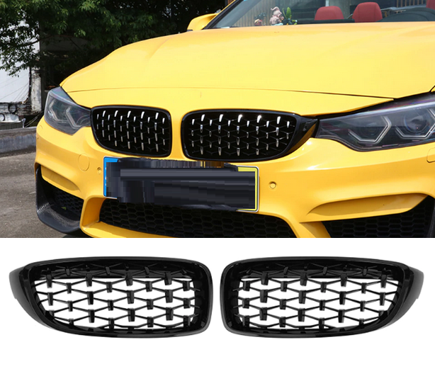 Решетка радиатора BMW F32 F33 F36 F80 F82 Diamond Black (14-20 г.в.)