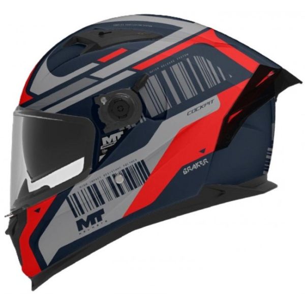 Мотошолом MT BRAKER SV COCKPIT C5 Gloss XS