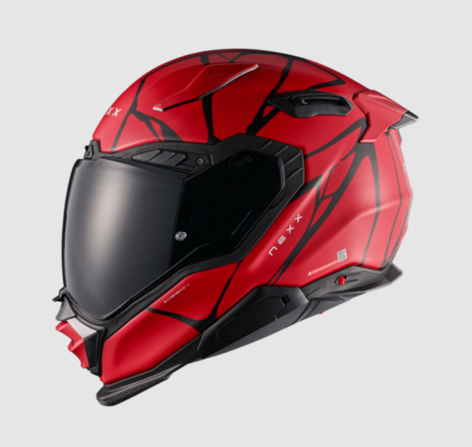 Мотошолом Nexx X.WST3 B-SIDE RED.BLACK MT M