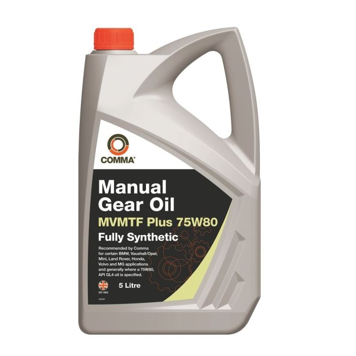 Масло для трансмиссий Comma MVMTF 75W80 FS PLUS API GL4 5л для коробки передач (MVP75805L)