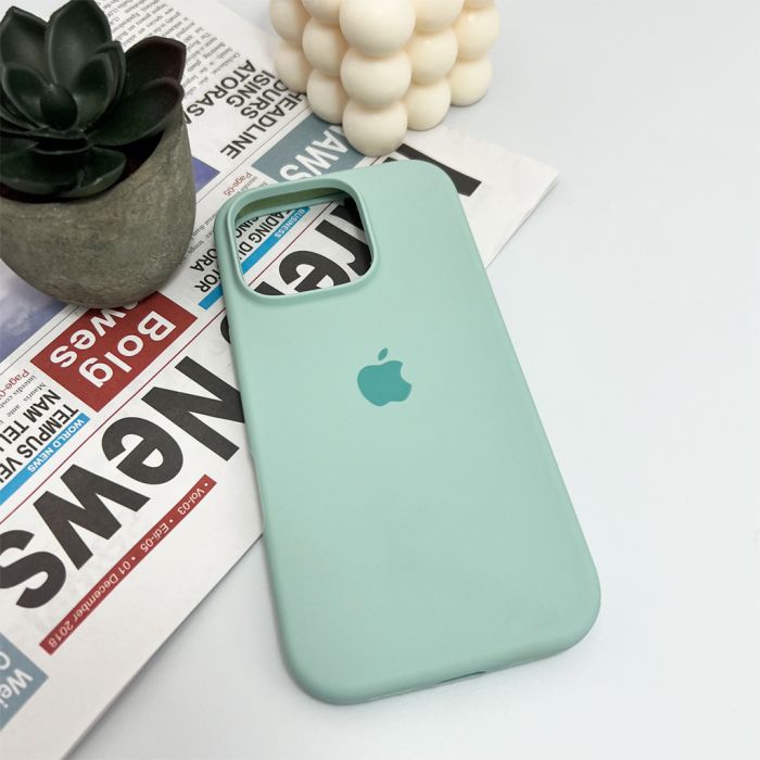 Чохол для смартфона Silicone Full Case AA Open Cam for Apple iPhone 16 Pro 13,Turquoise (FullOpenAAi16P-13)