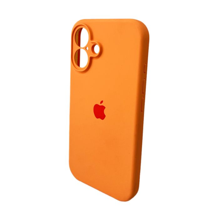 Чохол для смартфона Silicone Full Case AA Camera Protect for Apple iPhone 16 34,Papaya (FullAAi16-34)