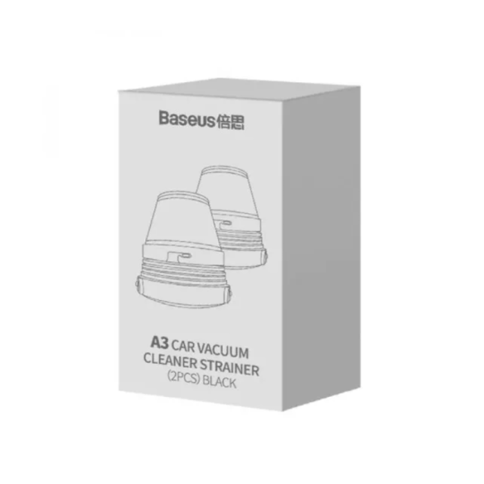 Фільтр для автомобільного пилососа Baseus A3 Car vacuum Cleaner strainer（2PCS）Black (CRXCQA3-A01)