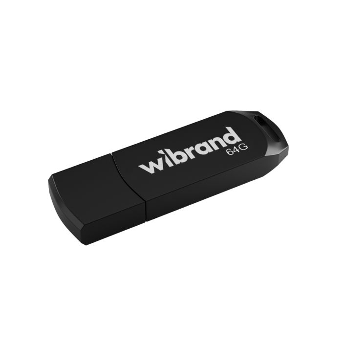 Флеш-накопичувач Wibrand USB 2.0 Mink 64Gb Black (WI2.0/MI64P4B)
