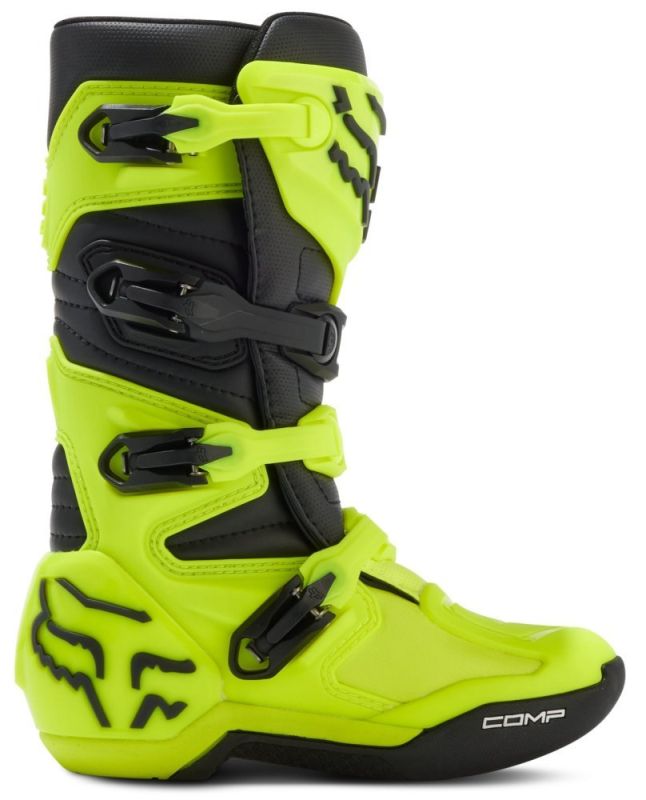 Мотоботи FOX Comp Youth Boot Flo Yellow 3