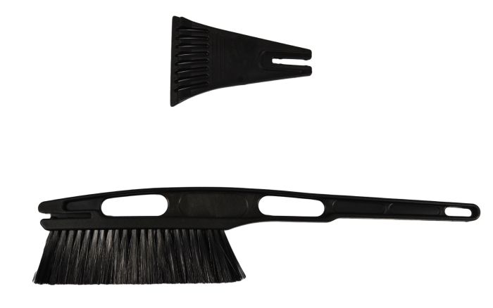 Щітка для снігу зі скребком 53см Дакота чорна 32309Black-IS
