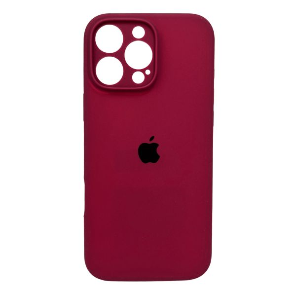 Чохол для смартфона Silicone Full Case AA Camera Protect for Apple iPhone 16 Pro 47,Plum (FullAAi16P-47)