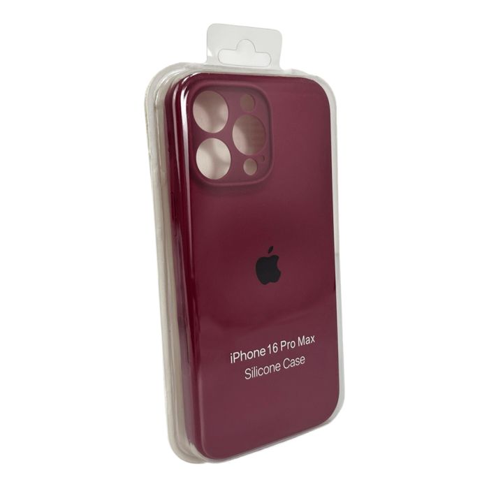 Чохол для смартфона Silicone Full Case AA Camera Protect for Apple iPhone 16 Pro 47,Plum (FullAAi16P-47)