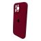 Чохол для смартфона Silicone Full Case AA Camera Protect for Apple iPhone 16 Pro 47,Plum (FullAAi16P-47)