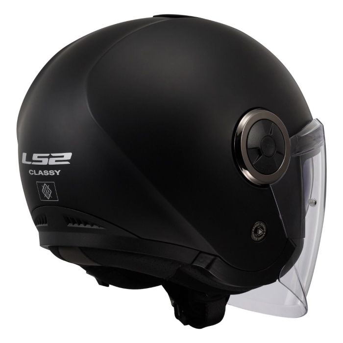 Мотошолом LS2 OF620 Classy Solid Matt Black