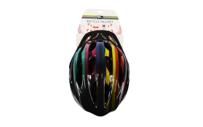 Шолом велосипедний "GOOD BIKE" M 56-58 см різнокольоровий (88854/2-IS)