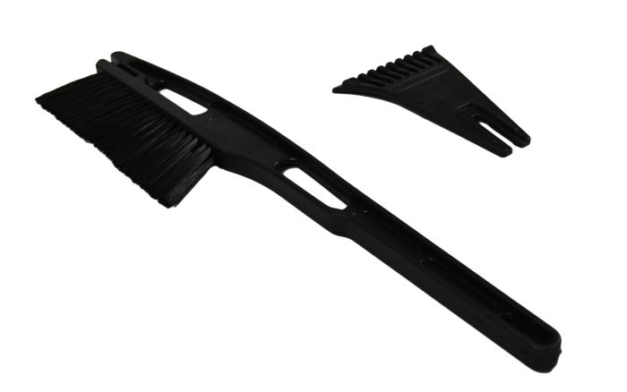Щітка для снігу зі скребком 53см Дакота чорна 32309Black-IS