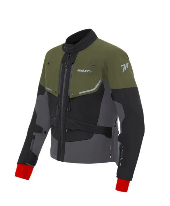 Мотокуртка Seventy JT45 EXPEDITION Millitary Green Black Grey XL