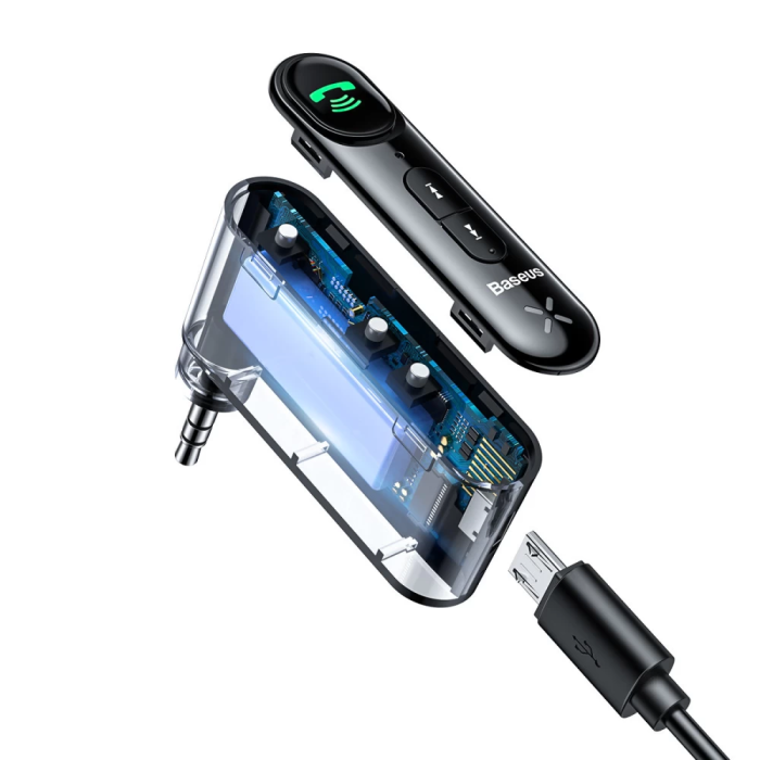 Bluetooth-ресивер Baseus BSBA-02 AUX Wireless Audio Receiver Black (WXQY010001)
